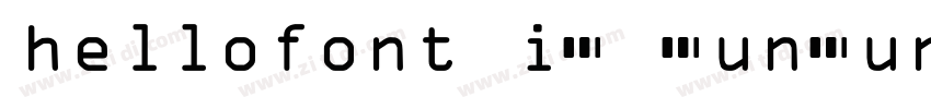 hellofont id dundun字体转换